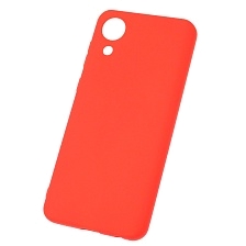 Чехол накладка для SAMSUNG Galaxy A03 Core (SM-A032F), силикон, цвет красный