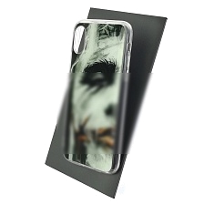 Чехол накладка для APPLE iPhone X, iPhone XS, силикон, рисунок Джокер пол лица