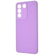 Чехол накладка SOFT TOUCH для VIVO V27E, защита камеры, силикон, матовый, цвет сиреневый