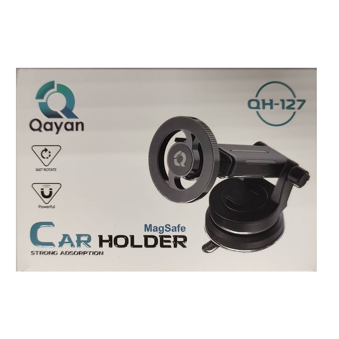 Автомобильный магнитный держатель QAYAN QH-127 на вакуумной присоске, на приборную панель, цвет черный Автомобильный магнитный держатель QAYAN QH-127 на вакуумной присоске, на приборную панель, цвет черный