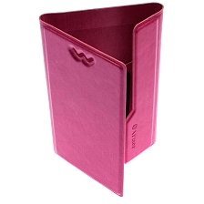 Чехол книжка универсальная Армор для смартфонов размером S, экокожа, цвет розовый