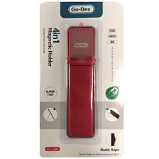 Магнитная подставка GO-DES GD-G086 для смартфона, цвет красный