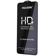 Защитное стекло VEASON HD+ для TECNO Pova 4 Pro, цвет окантовки черный Защитное стекло VEASON HD+ для TECNO Pova 4 Pro, цвет окантовки черный