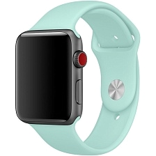Ремешок для Apple Watch спортивный "Sport", размер 38-40 mm, цвет морской зеленый
