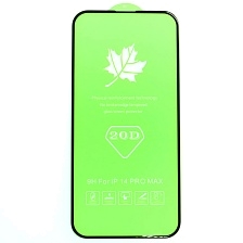 Защитное стекло 20D для APPLE iPhone 14 Pro Max (6.7"), цвет окантовки черный