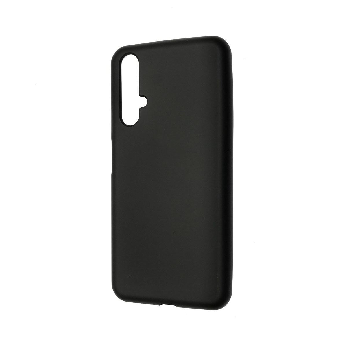 Чехол накладка Silicon Cover для HUAWEI Honor 20, силикон, бархат, цвет черный.