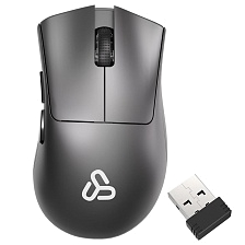 Мышь беспроводная SDLOGAL WM-2013, бесшумные клавиши, оптическая, 1200 DPI, цвет темно серый