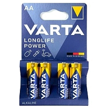 Батарейка VARTA LONGLIFE POWER LR03 AA BL4 Alkaline 1.5V