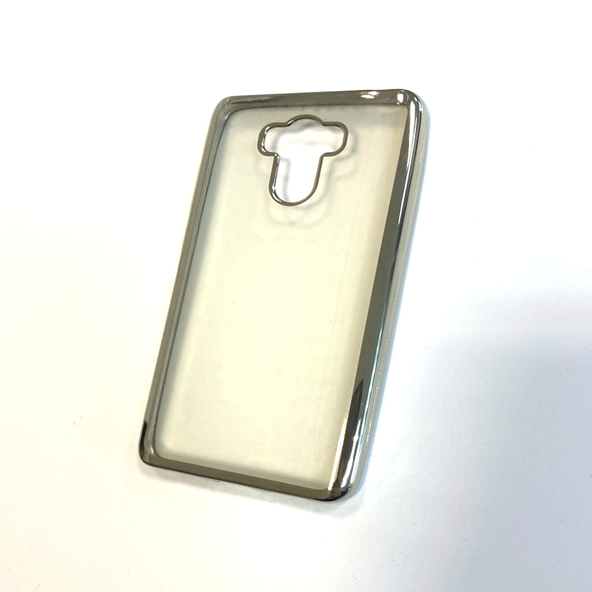 Чехол накладка для XIAOMI Redmi 4, Redmi 4 Pro, силикон, цвет окантовки серебристый