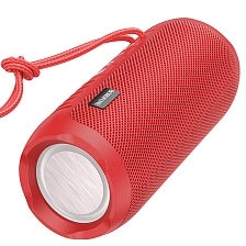 Портативная колонка BOROFONE BR21 Sports, Bluetooth, TF Card, AUX, FM, USB, LED подсветка, цвет красный Портативная колонка BOROFONE BR21 Sports, Bluetooth, TF Card, AUX, FM, USB, LED подсветка, цвет красный