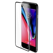 Защитное стекло Baseus Full-screen Full Coverage 3D Tempered Glass Film with Speaker Dust Protector для APPLE iPhone 8 Plus, 7 Plus, 6S Plus, 6 Plus, цвет окантовки черный