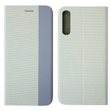 Чехол книжка MESH для SAMSUNG Galaxy A30s (SM-A307), A50s (SM-A507), текстиль, силикон, бархат, визитница, цвет серый