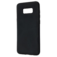 Чехол накладка для SAMSUNG Galaxy S8 Plus (SM-G955), силикон, матовый, цвет черный
