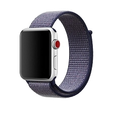Ремешок для часов Apple Watch (38-40 мм), нейлон, цвет темно синий
