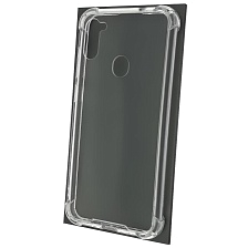 Чехол накладка King Kong Case для SAMSUNG Galaxy A11 (SM-A115), силикон, противоударный, цвет прозрачный