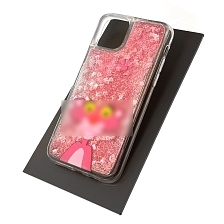Чехол накладка TransFusion для APPLE iPhone 11 Pro, силикон, переливашка, рисунок Розовая Пантера.