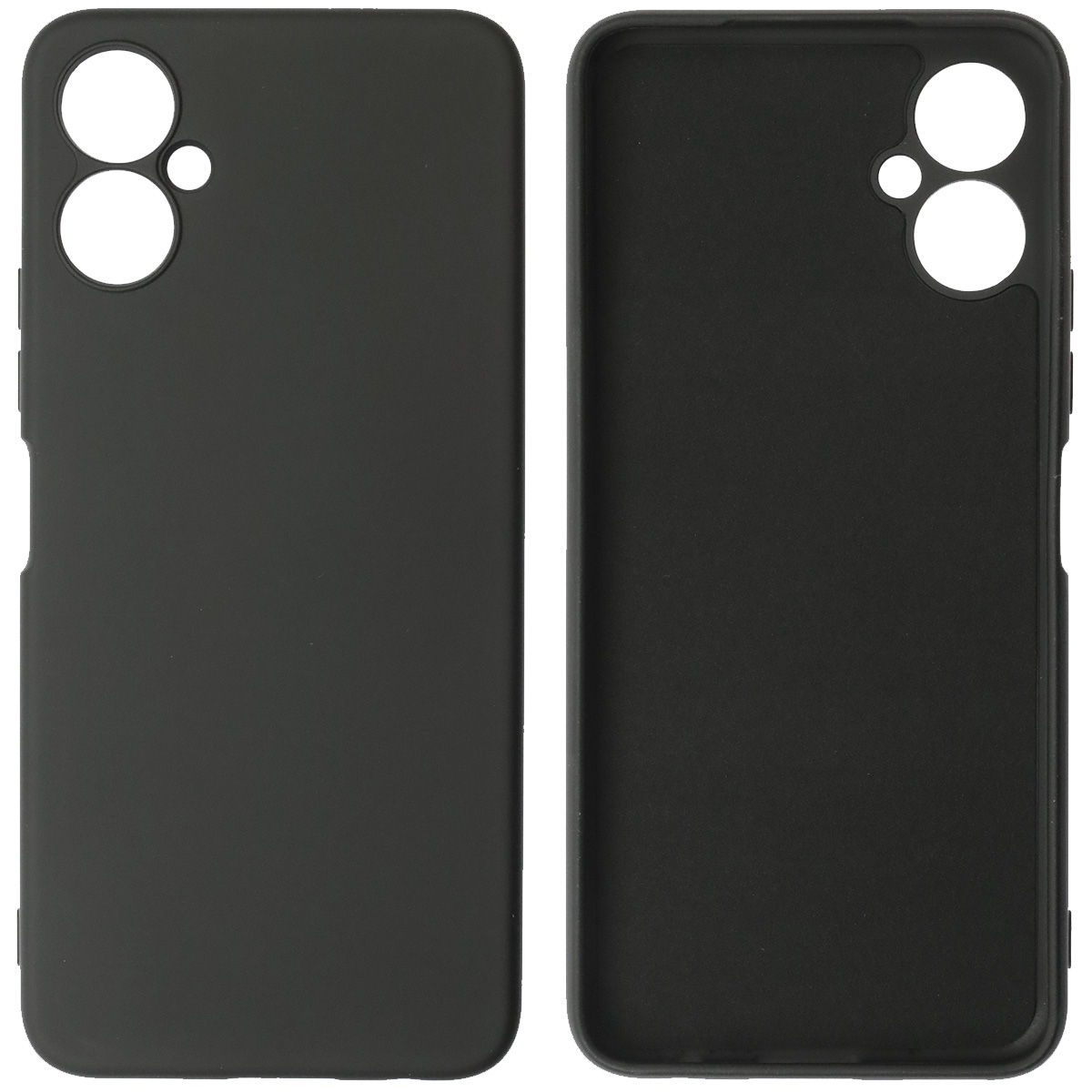 Чехол накладка NANO для TECNO Spark 9 Pro, силикон, бархат, цвет черный