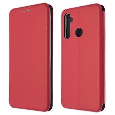 Чехол книжка STYLISH для Realme C3, экокожа, визитница, цвет красный