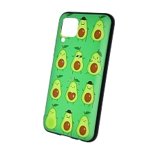 Чехол накладка для HUAWEI P40 Lite, Nova 6 SE, Nova 7i, силикон, рисунок Авокадо Танцы.