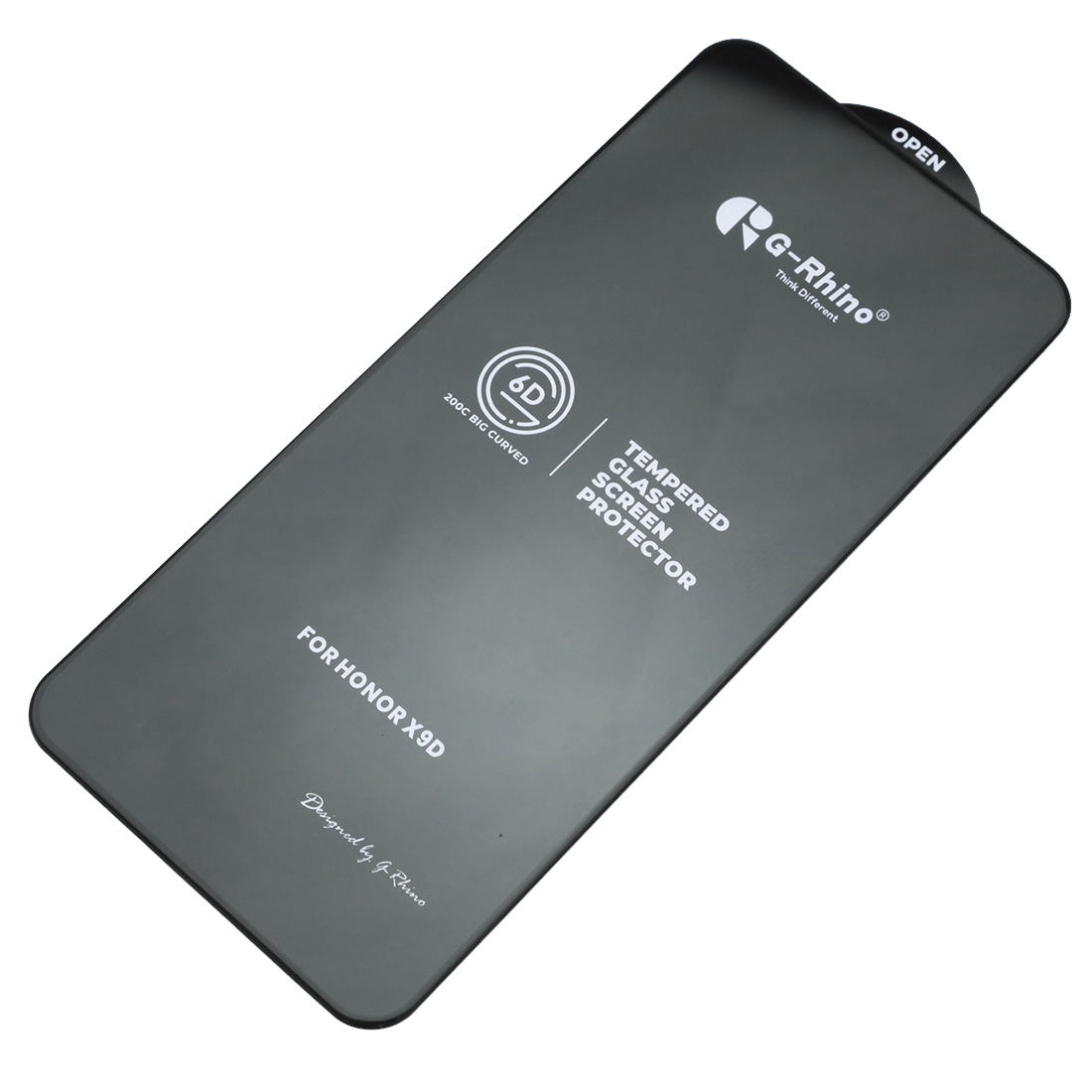Защитное стекло G-Rhino 200C для HONOR X70, X9d, цвет окантовки черный