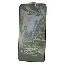 Защитное стекло Антишпион HOCO G11 для APPLE iPhone XS Max, iPhone 11 Pro Max, цвет окантовки черный