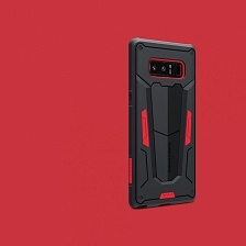 Чехол накладка Defender II Nillkin для SAMSUNG Galaxy Note 8, пластик, цвет красный.