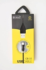 Кабель-USB для Type-C Celebrat CB-10t (2.4A), черный.