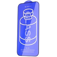 Защитное стекло REMAX ML-01 для APPLE iPhone 17 Pro Max (6.9"), глянцевое, олеофобное, медицинское стекло, цвет окантовки черный