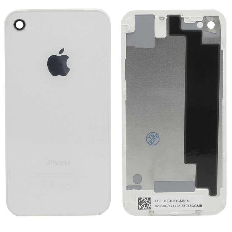 Задняя крышка для iPhone 4 (белый) класс AAA.