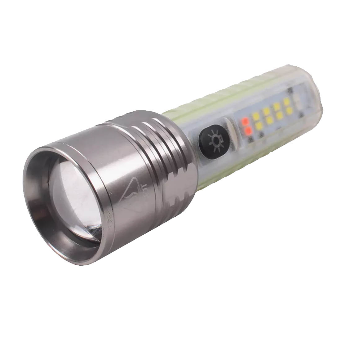 Фонарь светодиодный COBA P50 CB-1658, 7 режимов, механический зум, цвет прозрачно зеленый Фонарь светодиодный COBA P50 CB-1658, 7 режимов, механический зум, цвет прозрачно зеленый