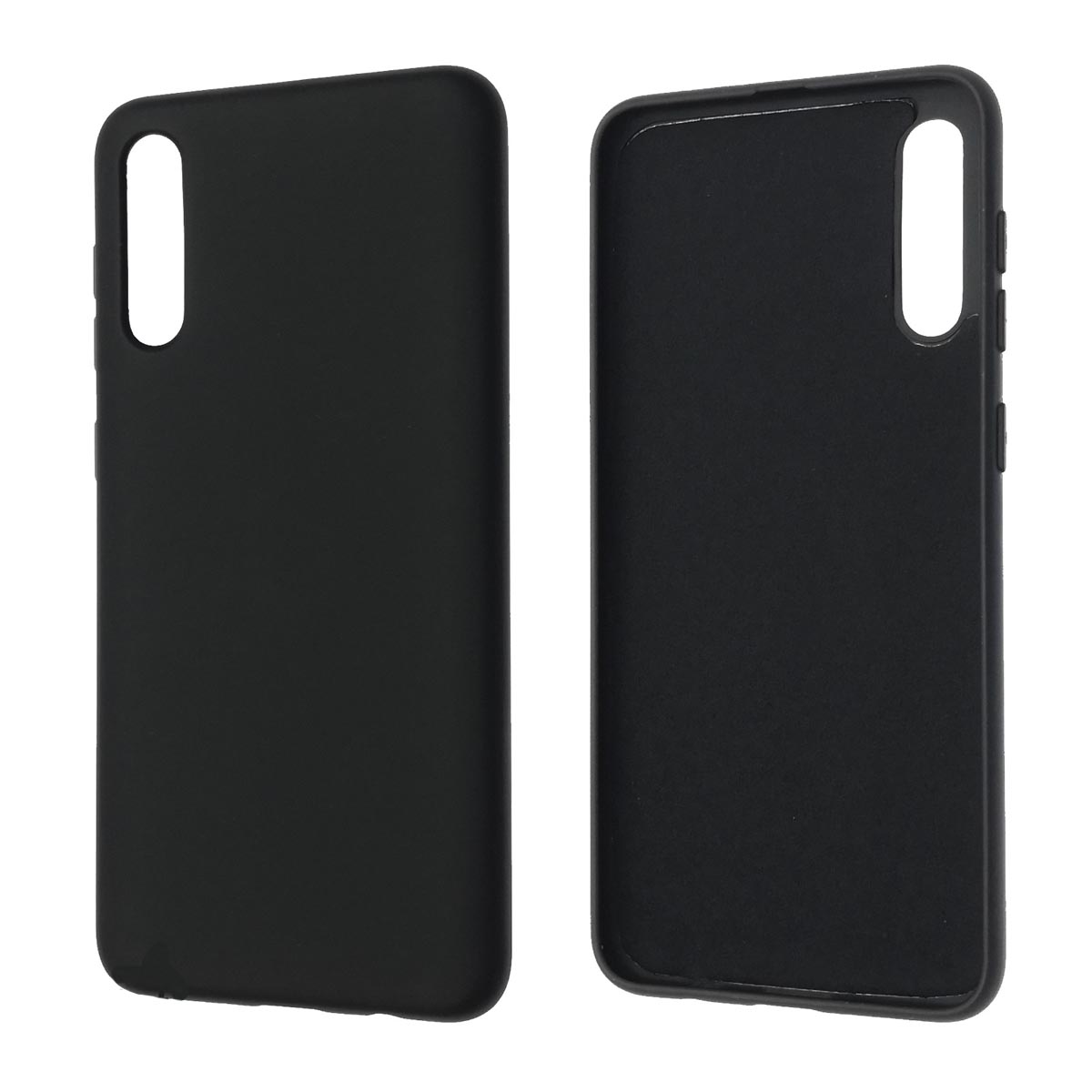 Чехол накладка NANO для SAMSUNG Galaxy A50 (SM-A505), A30s (SM-A307), A50s (SM-A507), силикон, бархат, цвет черный