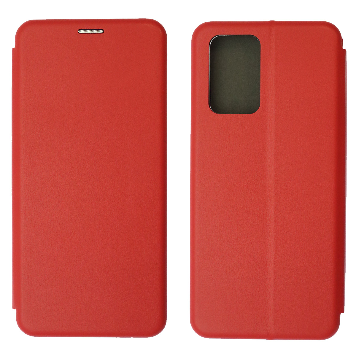 Чехол книжка STYLISH для INFINIX Note 10 Pro, экокожа, визитница, цвет красный