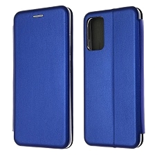 Чехол книжка STYLISH для SAMSUNG Galaxy A32 4G (SM-A325F), экокожа, визитница, цвет синий