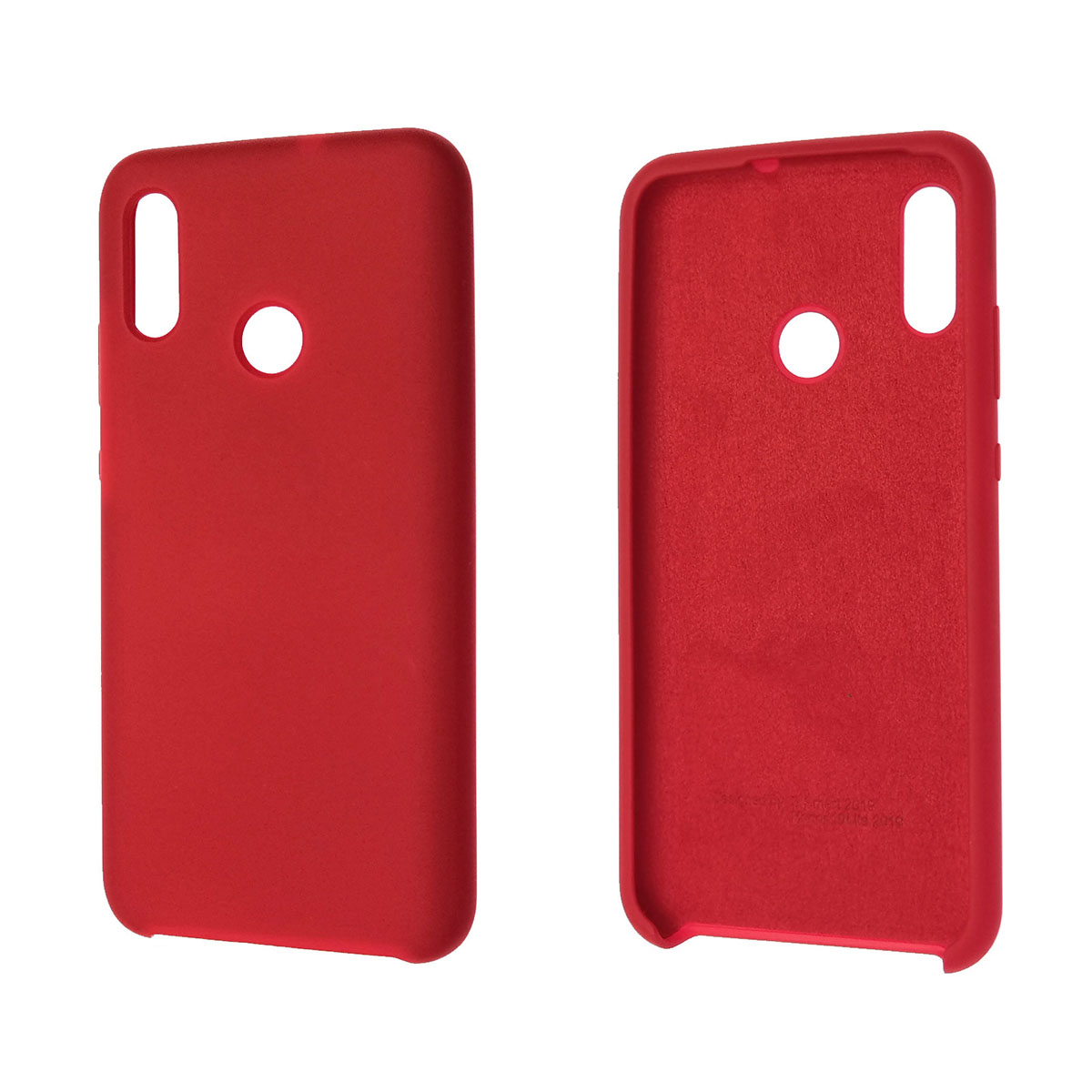 Чехол накладка Silicon Cover для HUAWEI P Smart, Honor 10 Lite 2019, силикон, бархат, цвет красная роза. Чехол накладка Silicon Cover для HUAWEI P Smart, Honor 10 Lite 2019, силикон, бархат, цвет красная роза.
