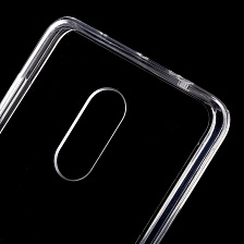 Чехол накладка для XIAOMI REDMI 5 PLUS, силикон, цвет прозрачный.