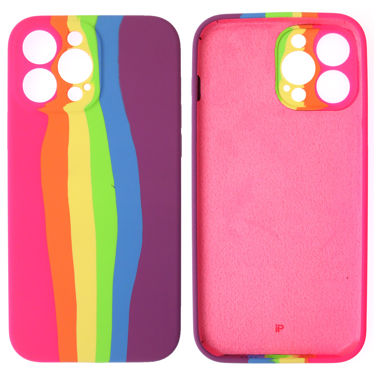 Чехол накладка Silicon Case для APPLE iPhone 13 Pro Max (6.7), силикон, бархат, цвет малиново фиолетовый
