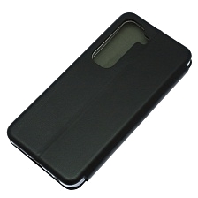 Чехол книжка STYLISH для INFINIX Hot 50, экокожа, визитница, цвет черный