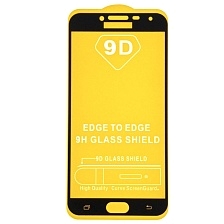 Защитное стекло 9D для SAMSUNG Galaxy J4 2018 (SM-J400), цвет окантовки черный
