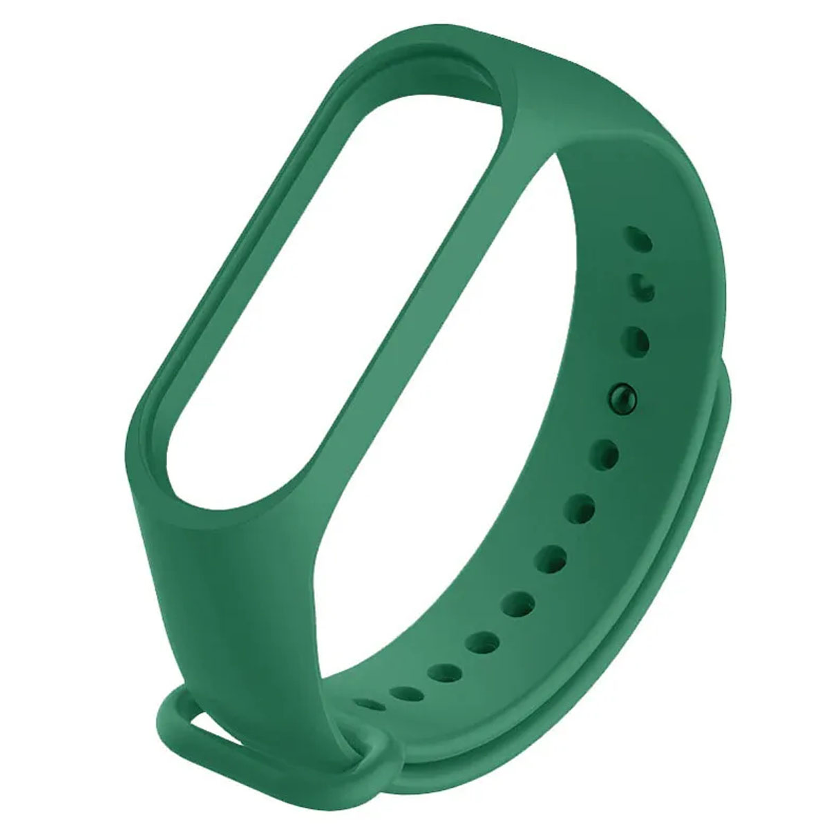 Ремешок на запястье, браслет для XIAOMI Mi Band 3, 4, силикон, цвет темно зеленый