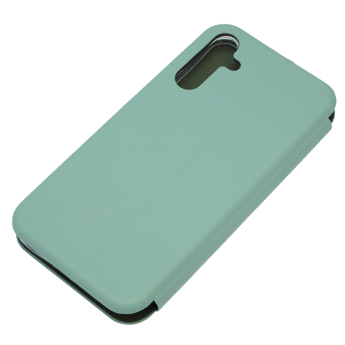 Чехол книжка STYLISH для SAMSUNG Galaxy A15, экокожа, визитница, цвет мятный