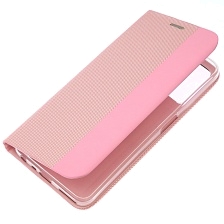 Чехол книжка MESH для Realme C35, текстиль, силикон, бархат, визитница, цвет розовый Чехол книжка MESH для Realme C35, текстиль, силикон, бархат, визитница, цвет розовый