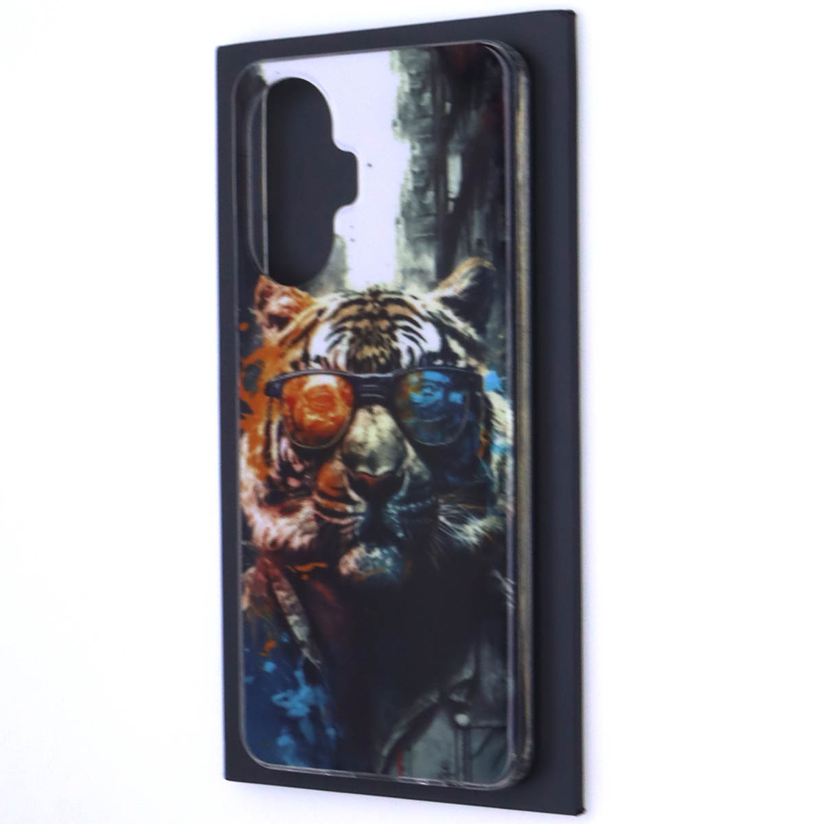 Чехол накладка для REALME C55, силикон, рисунок Тигр в очках Чехол накладка для REALME C55, силикон, рисунок Тигр в очках