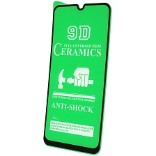 Защитное стекло 9D Ceramics для SAMSUNG Galaxy A20, A30, A50, A30S, A40S, A50S, M21, M31, M30, M30S, M10S, цвет окантовки черный