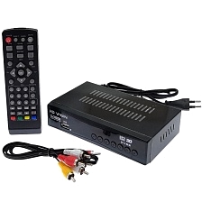 Цифровой эфирный приемник, ТВ приставка YASIN T8000, цвет черный