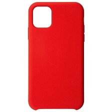Чехол накладка GPS для APPLE iPhone 11, силикон, матовый, цвет красный