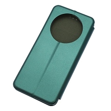 Чехол книжка STYLISH для Honor X9c, экокожа, визитница, цвет зеленый