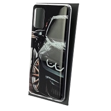 Чехол накладка Vinil для SAMSUNG Galaxy A41 (SM-A415), силикон, рисунок Bugatti Chiron