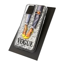 Чехол накладка TransFusion для APPLE iPhone 11 Pro, силикон, переливашка, рисунок Vogue.