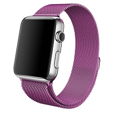 Ремешок для APPLE Watch, сетчатый, миланская петля Milano Loop, 38 - 40 mm, цвет фиолетовый