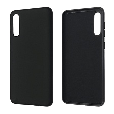 Чехол накладка NANO для SAMSUNG Galaxy A50 (SM-A505), A30s (SM-A307), A50s (SM-A507), силикон, бархат, цвет черный